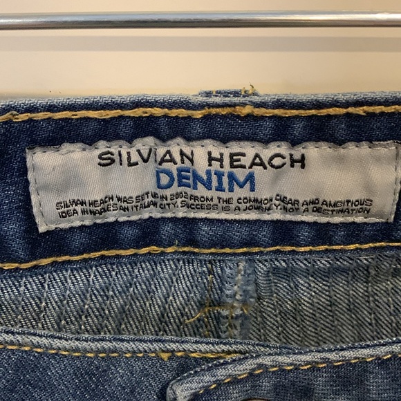 SEQUIN JEANS by Sylvia Heach, Sz 26 - Picture 4 of 5